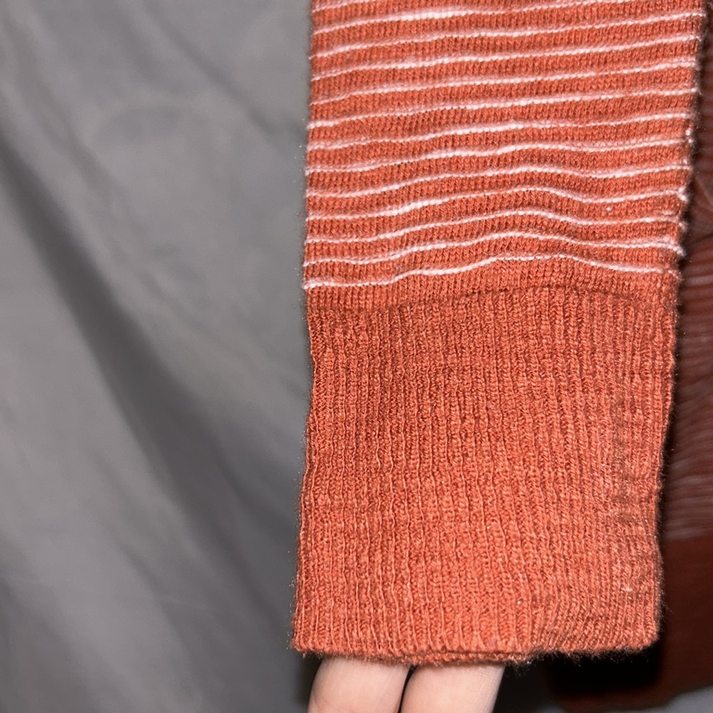 Madewell open front long sleeve cardigan great fall colors,great for holidays - Picture 4 of 6